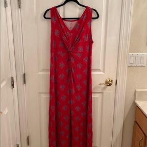 St. John's Bay Red Sleeveless Blouse